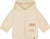 Deux par Deux Plush Hooded Jacket - Baby Girl - Off White