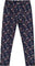 Deux par Deux Cat Organic Cotton Jersey Leggings - Little Girl - Navy Floral