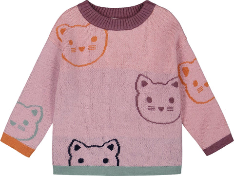 Deux par Deux Knit Jacquard Sweater - Baby Girl