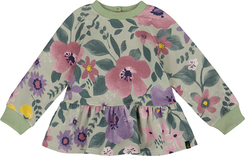 Deux par Deux Stretch Fleece Sweatshirt - Baby Girl