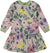 Deux par Deux Stretch Fleece Dress - Baby Girl - Sage Floral