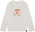 Deux par Deux Big Flowers Organic Cotton Long Sleeve T-Shirt - Big Girl - Off White