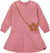 Deux par Deux Quilted Dress - Little Girl - Purple Pink