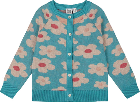 Deux par Deux Button Front Knitted Cardigan - Big Girl