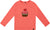 Deux par Deux Dalmatian Organic Cotton T-Shirt - Little Girl - Coral
