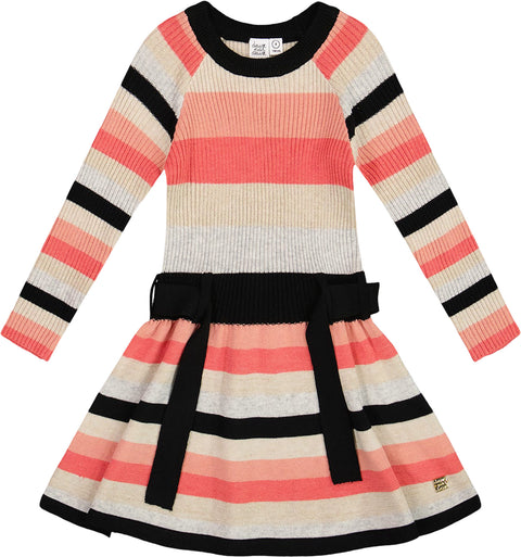 Deux par Deux Striped Knit Dress - Big Girl