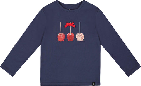 Deux par Deux Apple Treats Organic Cotton T-Shirt - Little Girl