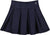 Deux par Deux Pleated Milano Skirt - Big Girl - Navy Blue