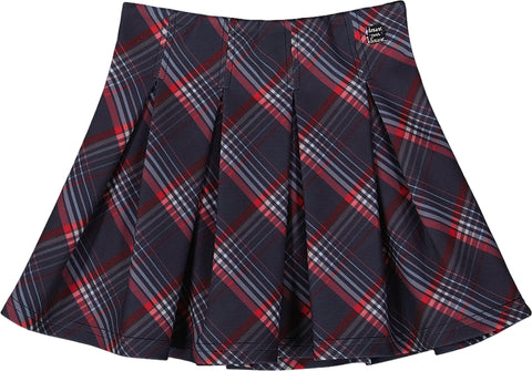 Deux par Deux Pleated Milano Skirt - Little Girl