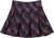 Deux par Deux Pleated Milano Skirt - Little Girl - Red - Navy Plaid
