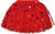 Deux par Deux Tulle Skirt with Iridescent Heart Confettis - Big Girl - Red