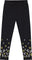 Deux par Deux Pink With Hearts Organic Cotton Leggings - Little Girl - Black