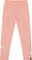 Deux par Deux Pink With Hearts Organic Cotton Leggings - Little Girl - Dusty Pink