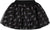 Deux par Deux Organza and Mesh Skirt - Big Girl - Black Unicorn Print