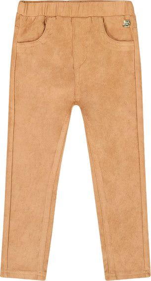 Deux par Deux Stretch Suede Treggings - Little Girl