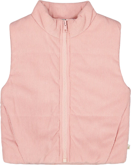 Deux par Deux Corduroy Puffy Sleeveless Vest - Little Girl