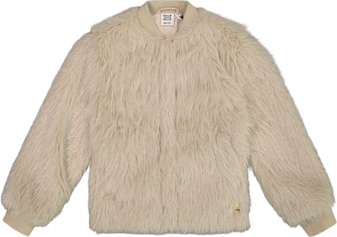 Deux par Deux Short Faux Fur Coat - Big Girl