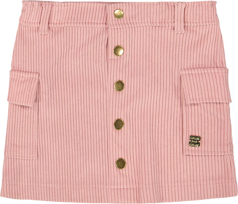 Deux par Deux Corduroy Skirt with Cargo Pockets - Little Girl