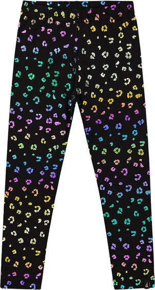 Deux par Deux Multicolor Leopard Stretch Jersey Leggings - Big Girl