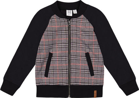 Deux par Deux Bi-Material Zip Front Jacket - Big Boy