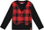 Deux par Deux T-Shirt with Plaid Vest - Baby Boy - Red - Black Plaid