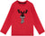 Deux par Deux Jersey T-Shirt with Moose - Baby Boy - Cherry Red