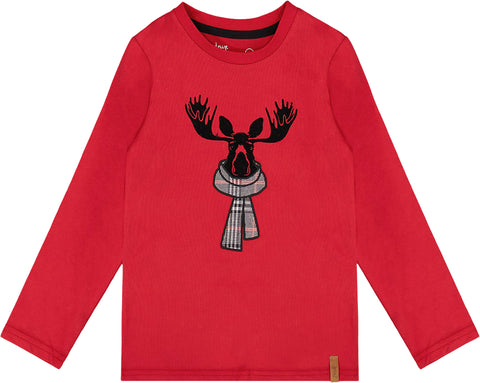 Deux par Deux Jersey T-Shirt with Moose - Big Boy