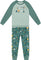 Deux par Deux Two-Piece Organic Cotton Pajama Set - Baby Boy - Teal Construction Print