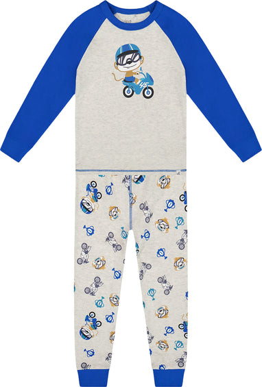 Deux par Deux Two-Piece Organic Cotton Pajama Set - Little Boy