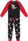 Deux par Deux Two-Piece Organic Cotton Pajama Set - Little Boy - Black Cookie Print