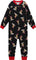 Deux par Deux Organic Cotton Interlock One-Piece Pajama - Little Boy - Black Cookie Print