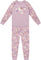 Deux par Deux Organic Cotton Two-Piece Pajamas - Baby Girl - Lilac Cat Print