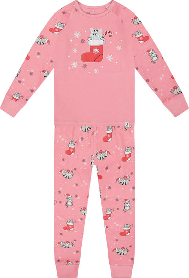 Deux par Deux Organic Cotton Two-Piece Pajamas - Baby Girl