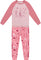 Deux par Deux Organic Cotton Two-Piece Pajamas - Little Girl - Pink Forest