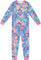 Deux par Deux Organic Cotton Two-Piece Pajamas - Little Girl - Rainbow Heart Print