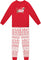Deux par Deux Organic Cotton Red and White Fairisle Two-Piece Pajamas - Little Kids - Red - White Fairisle