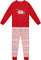 Deux par Deux Organic Cotton Two-Piece Pajamas - Women's - Red - White Fairisle