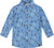 Deux par Deux Printed Long Sleeve Button Front Chambray Shirt - Baby Boy - Blue