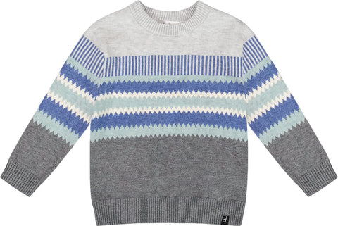Deux par Deux Knitted Jacquard Sweater - Baby Boy
