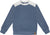 Deux par Deux Super Soft Long Sleeve Flat Back Rib Top with Elbow Patches - Little Boy - Navy Blue