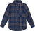 Deux par Deux Long Sleeve Flannel Shirt - Big Boy - Blue - Brown Plaid