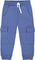 Deux par Deux Blue Fleece Sweatpants with Cargo Pockets - Little Boy - Blue