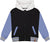 Deux par Deux Black Full Zip Hooded Fleece Jacket - Little Boy - Black