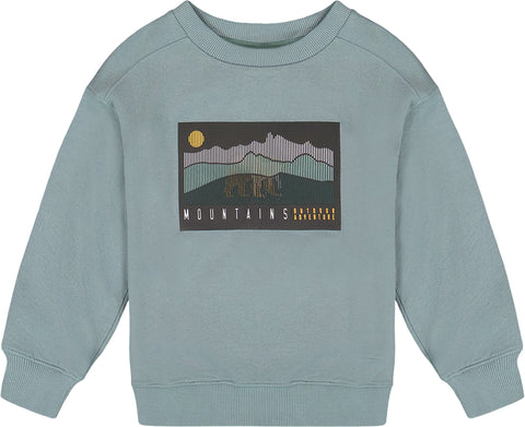 Deux par Deux Animated Print French Terry Sweatshirt - Big Boy