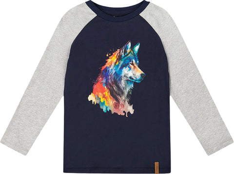Deux par Deux Long Raglan Sleeve Jersey T-Shirt - Little Boy