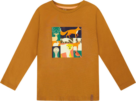 Deux par Deux Long Sleeve Cotton Jersey T-Shirt Shirt - Big Boy