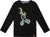 Deux par Deux Long Sleeve Cotton Jersey T-Shirt Shirt - Little Boy - Black