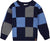 Deux par Deux Knit Sweater - Big Boy - Blue Checkered