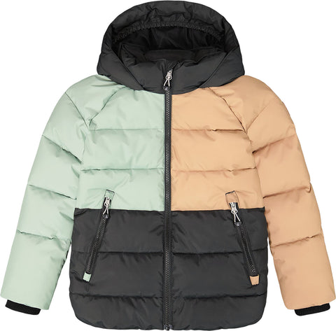 Deux par Deux Colorblocked Puffy Winter Coat - Big Kids