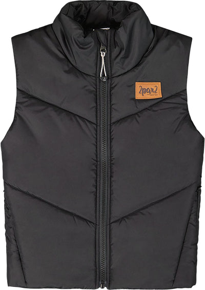 Deux par Deux Quilted Mid-Season Sleeveless Vest - Little Kids